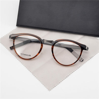 Denmark Brand 9903 Vintage Eyeglasses Women Clear Frame Men Round Glasses Optical Frame for Prescription Lens Round Glasses