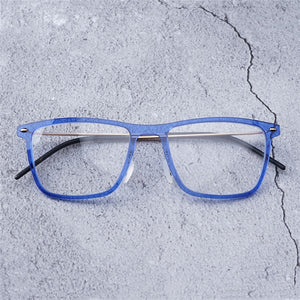 Denmark Brand Design Eyeglass Frames Blue Eyeglasses Brand Designer Eyewear Frames Women Men Optical Glasses Metal Glasses Frame