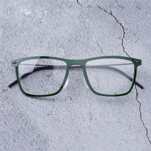 Load image into Gallery viewer, Denmark Brand Design Eyeglass Frames Blue Eyeglasses Brand Designer Eyewear Frames Women Men Optical Glasses Metal Glasses Frame