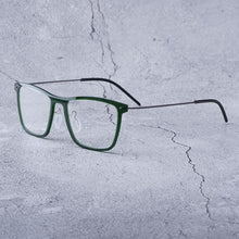 Load image into Gallery viewer, Denmark Brand Design Eyeglass Frames Blue Eyeglasses Brand Designer Eyewear Frames Women Men Optical Glasses Metal Glasses Frame