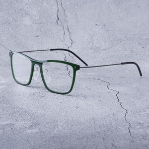 Denmark Brand Design Eyeglass Frames Blue Eyeglasses Brand Designer Eyewear Frames Women Men Optical Glasses Metal Glasses Frame