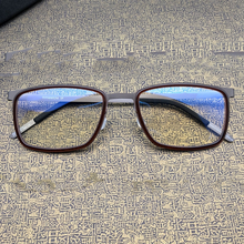 Load image into Gallery viewer, Denmark Brand Design Eyewear 9711 Rectangle Pure Titanium Eyeglasses Optical Prescription Glasses Frame Men Women Oculos De Grau