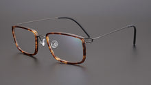 Load image into Gallery viewer, Denmark Brand Design Vintage Square Ultralight Titanium Acetate Prescription Glasses Frame Men Gafas Women Optical Eyeglasses