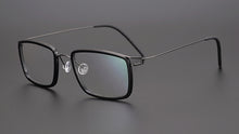 Load image into Gallery viewer, Denmark Brand Design Vintage Square Ultralight Titanium Acetate Prescription Glasses Frame Men Gafas Women Optical Eyeglasses