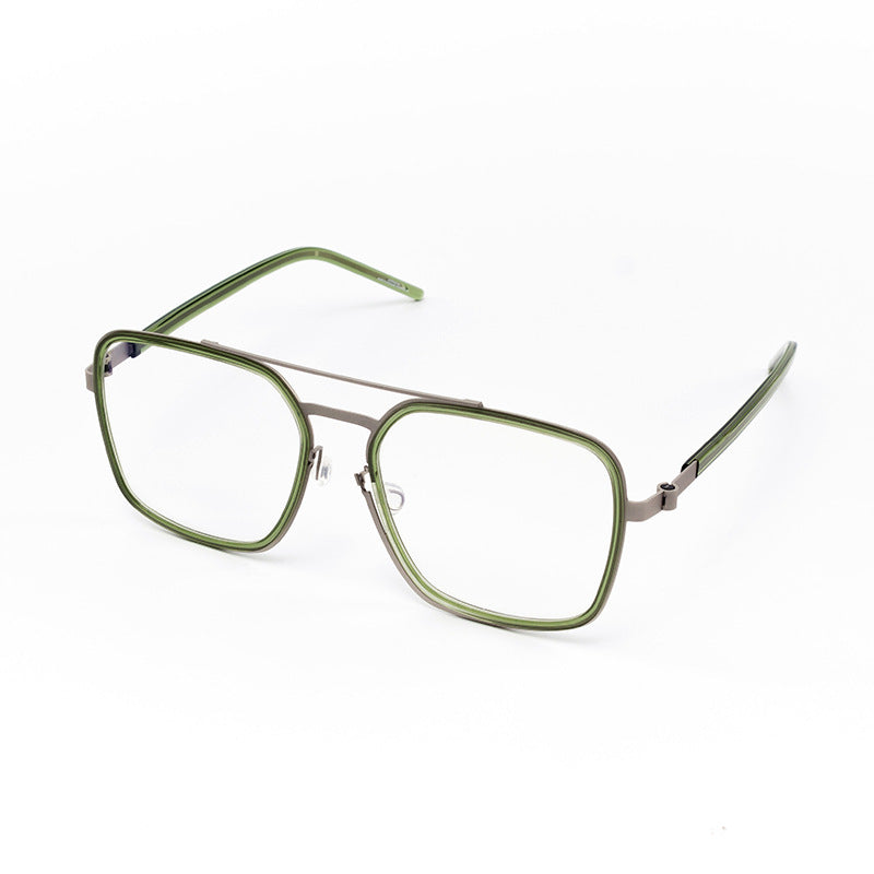 Denmark Brand Eyeglasses Ultralight Square Glasses Frame Double Beam Myopia  Prescription For Men Women Eyewear Frames