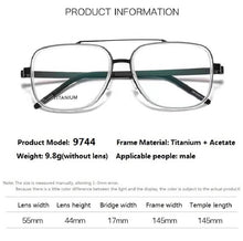 Load image into Gallery viewer, Denmark Brand Eyeglasses Ultralight Square Glasses Frame Double Beam Myopia  Prescription For Men Women Eyewear Frames