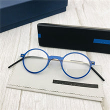 Load image into Gallery viewer, Denmark Brand Glasses Frame Men Women Acetate Titanium Original Quality Korean Eyeglasses Retro Round Spectacles Eyewear 6508
