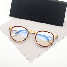 Load image into Gallery viewer, Denmark Brand Glasses Frame Men Women Vintage Round Myopia Optical Eyewear Screwless Prescription Eyeglasses Frame 9704
