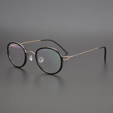Load image into Gallery viewer, Denmark Brand Hand Made Vintage  Round Glasses Frame Men Myopia Ultralight Prescription Eyeglasses Women Screwless Eyewear