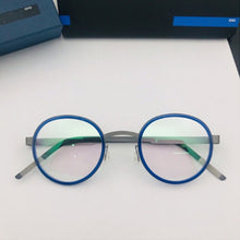 Load image into Gallery viewer, Denmark Brand Lightweight Glasse Frame Men Women Vintage Circle Eyeglasses with Round Titanium Prescription Oculos De Grau 1011