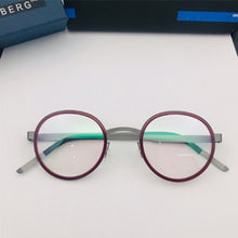 Load image into Gallery viewer, Denmark Brand Lightweight Glasse Frame Men Women Vintage Circle Eyeglasses with Round Titanium Prescription Oculos De Grau 1011