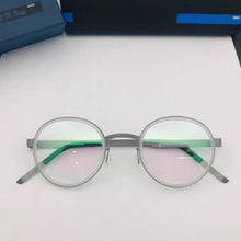 Load image into Gallery viewer, Denmark Brand Lightweight Glasse Frame Men Women Vintage Circle Eyeglasses with Round Titanium Prescription Oculos De Grau 1011