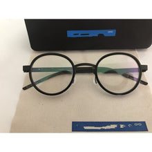 Load image into Gallery viewer, Denmark Brand Lightweight Glasses Frame Men Women Vintage Circle Eyeglasses Frame with Round Titanium Prescription Eyewear 1011