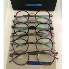 Load image into Gallery viewer, Denmark Brand Lightweight Glasses Frame Men Women Vintage Circle Eyeglasses Frame with Round Titanium Prescription Eyewear 1011