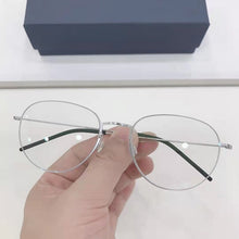 Load image into Gallery viewer, Denmark Brand Pure Titanium Glasses Frame Men Round Screwless Ultralight Prescription Eyeglasses Women Optical Eyewear Oculos De