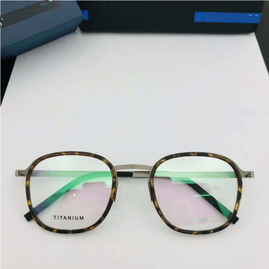 Denmark Brand Retro Oval Titanium Glasses Frame Ultra-light Men Women Eyeglasses Spectacles Prescription Oculos De Grau 9781