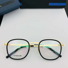 Load image into Gallery viewer, Denmark Brand Retro Oval Titanium Glasses Frame Ultra-light Men Women Eyeglasses Spectacles Prescription Oculos De Grau 9781
