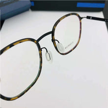 Load image into Gallery viewer, Denmark Brand Retro Oval Titanium Glasses Frame Ultra-light Men Women Eyeglasses Spectacles Prescription Oculos De Grau 9781