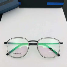 Load image into Gallery viewer, Denmark Brand Retro Oval Titanium Glasses Frame Ultra-light Men Women Eyeglasses Spectacles Prescription Oculos De Grau 9781