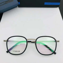Load image into Gallery viewer, Denmark Brand Retro Oval Titanium Glasses Frame Ultra-light Men Women Eyeglasses Spectacles Prescription Oculos De Grau 9781