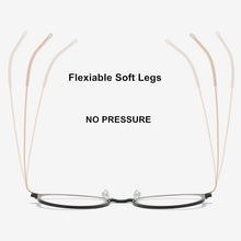 Load image into Gallery viewer, Denmark Brand Retro Round Glasses Frame Men Screwless Ultralight Eyewear Myopia Prescription Optical Titanium Eyeglasses 6541