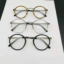 Carica l&#39;immagine nel visualizzatore di Gallery, Denmark Brand Retro Round Titanium Glasses Frame Lightweight Men Women Prescription Eyeglasses Spectacles Oculos De Grau 9785