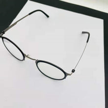 Carica l&#39;immagine nel visualizzatore di Gallery, Denmark Brand Retro Round Titanium Glasses Frame Lightweight Men Women Prescription Eyeglasses Spectacles Oculos De Grau 9785