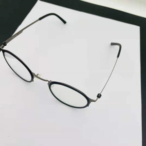 Denmark Brand Retro Round Titanium Glasses Frame Lightweight Men Women Prescription Eyeglasses Spectacles Oculos De Grau 9785