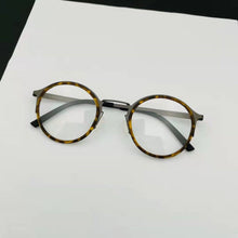 Load image into Gallery viewer, Denmark Brand Retro Round Titanium Glasses Frame Ultra-light Men Women Eyeglasses Spectacles Prescription Oculos De Grau 9785