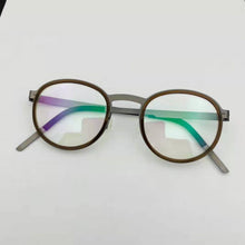 Load image into Gallery viewer, Denmark Brand Retro Round Titanium Glasses Frame Ultra-light Men Women Eyeglasses Spectacles Prescription Oculos De Grau 9709