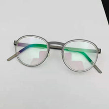 Load image into Gallery viewer, Denmark Brand Retro Round Titanium Glasses Frame Ultra-light Men Women Eyeglasses Spectacles Prescription Oculos De Grau 9709