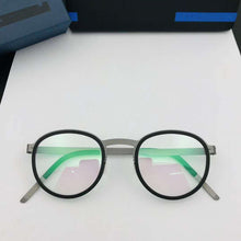 Load image into Gallery viewer, Denmark Brand Retro Round Titanium Glasses Frame Ultra-light Men Women Eyeglasses Spectacles Prescription Oculos De Grau 9709