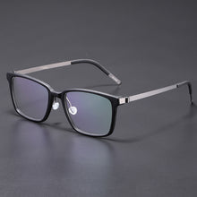 Load image into Gallery viewer, Denmark Brand Screwless Glasses Frame Men Square Titanium Ultralight Prescription Eyeglasses Optica Spectacles Eyewear 1821 Horn