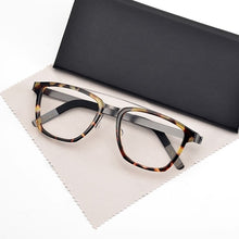 Load image into Gallery viewer, Denmark MOF Titanium Square Glasses Frame Business Men  Eyewear No Screw Hand-made Myopia Optical Eyeglasses Frame