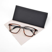 Load image into Gallery viewer, Denmark MOF Titanium Square Glasses Frame Business Men  Eyewear No Screw Hand-made Myopia Optical Eyeglasses Frame