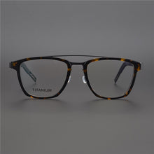 Load image into Gallery viewer, Denmark MOF Titanium Square Glasses Frame Business Men  Eyewear No Screw Hand-made Myopia Optical Eyeglasses Frame