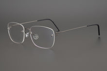 Carica l&#39;immagine nel visualizzatore di Gallery, Danimarca Occhiali quadrati senza montatura in titanio retrò leggeri per uomo e donna Occhiali da vista con montatura ottica oculos de grau 