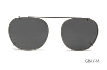 Carica l&#39;immagine nel visualizzatore di Gallery, Depp Style Polarized Clip On Sunglasses Round Men Eyewear For Driving Glasses Snap On Sunglasses Women Metal Oculos De Sol UV400