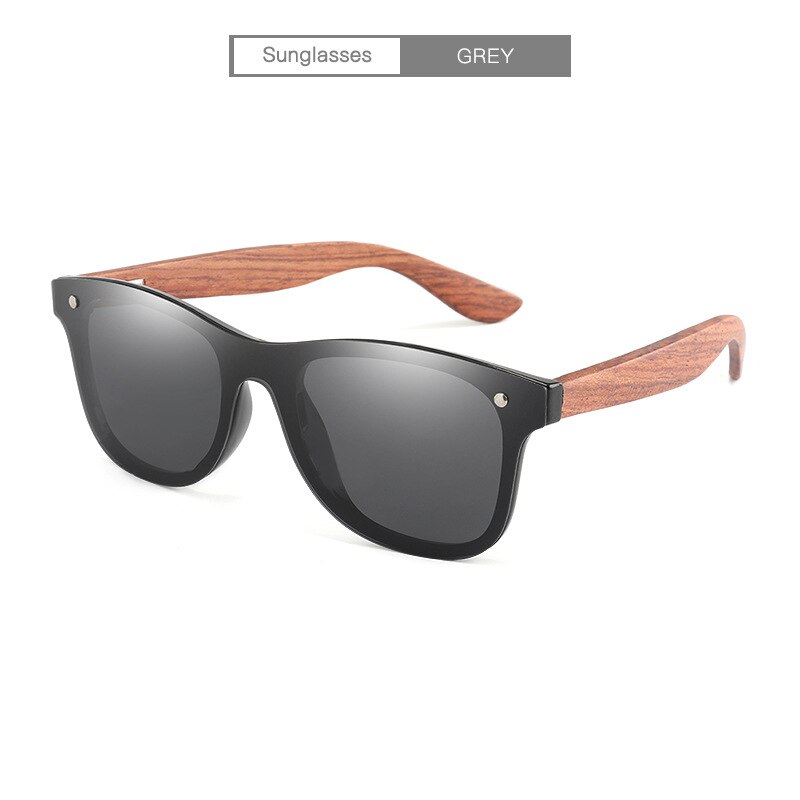 Design Handmade Natural Bubinga Wooden Women Sunglasses Polarized Sun Glasses man Square UV400 Gafas De Sol M304+ Case