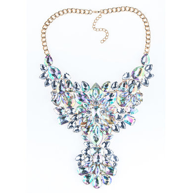 Design Luxury Fashion Necklaces Shourouk Choker Statement Necklace & Pendant Crustal Fower Women Weddings Set Gift