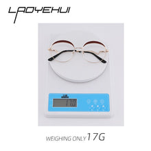 Load image into Gallery viewer, Design Round Women&#39;s Prescription Glasses Frame For Women Decorative Glasses Without Diopters Computer Fake Eyeglasses Oversize
