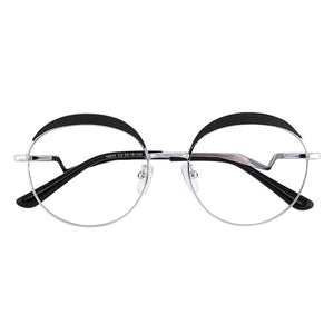 Design Round Women's Prescription Glasses Frame For Women Decorative Glasses Without Diopters Computer Fake Eyeglasses Oversize