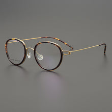 Load image into Gallery viewer, Designer Brand Pure Titanium Prescription Oval Lightweight Myopia Reading Glasses Frame Men&#39;s Woman Optical Lense