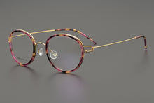 Load image into Gallery viewer, Designer Brand Pure Titanium Prescription Oval Lightweight Myopia Reading Glasses Frame Men&#39;s Woman Optical Lense