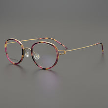 Load image into Gallery viewer, Designer Brand Pure Titanium Prescription Oval Lightweight Myopia Reading Glasses Frame Men&#39;s Woman Optical Lense
