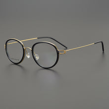 Load image into Gallery viewer, Designer Brand Pure Titanium Prescription Oval Lightweight Myopia Reading Glasses Frame Men&#39;s Woman Optical Lense