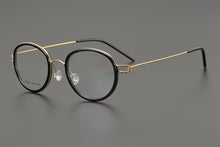 Load image into Gallery viewer, Designer Brand Pure Titanium Prescription Oval Lightweight Myopia Reading Glasses Frame Men&#39;s Woman Optical Lense