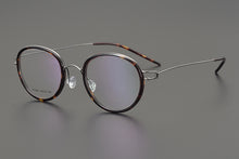 Load image into Gallery viewer, Designer Brand Pure Titanium Prescription Oval Lightweight Myopia Reading Glasses Frame Men&#39;s Woman Optical Lense