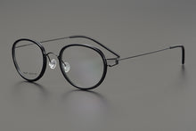 Load image into Gallery viewer, Designer Brand Pure Titanium Prescription Oval Lightweight Myopia Reading Glasses Frame Men&#39;s Woman Optical Lense