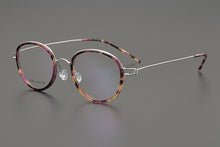 Load image into Gallery viewer, Designer Brand Pure Titanium Prescription Oval Lightweight Myopia Reading Glasses Frame Men&#39;s Woman Optical Lense